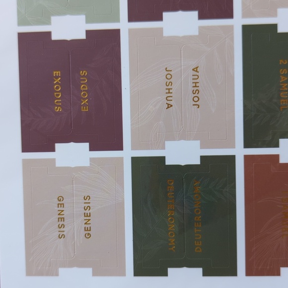 Bible Tabs - Multi Color Set - Picture 4 of 4